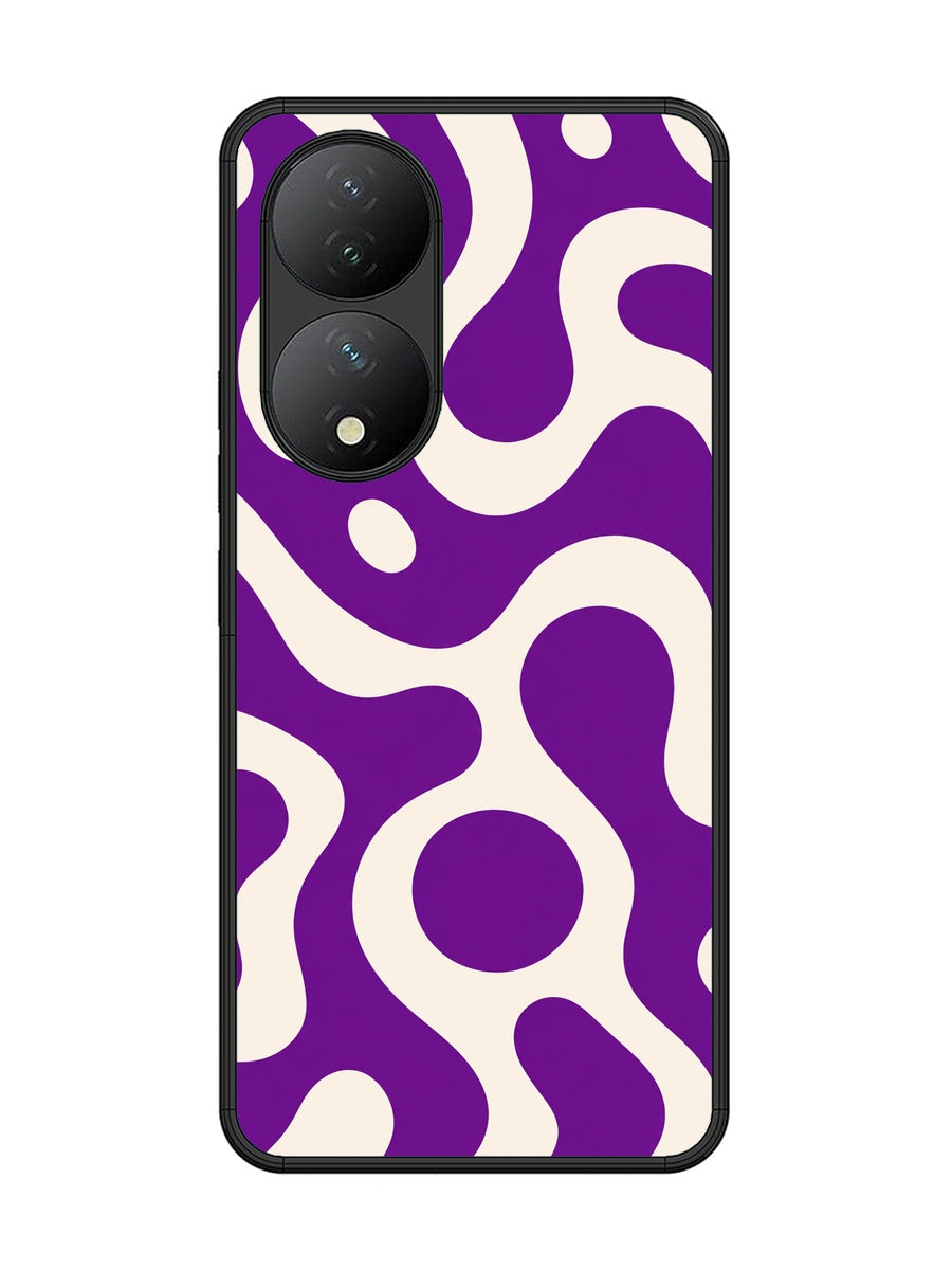 Vivo Y100 5G Fluid wave pattern Purple