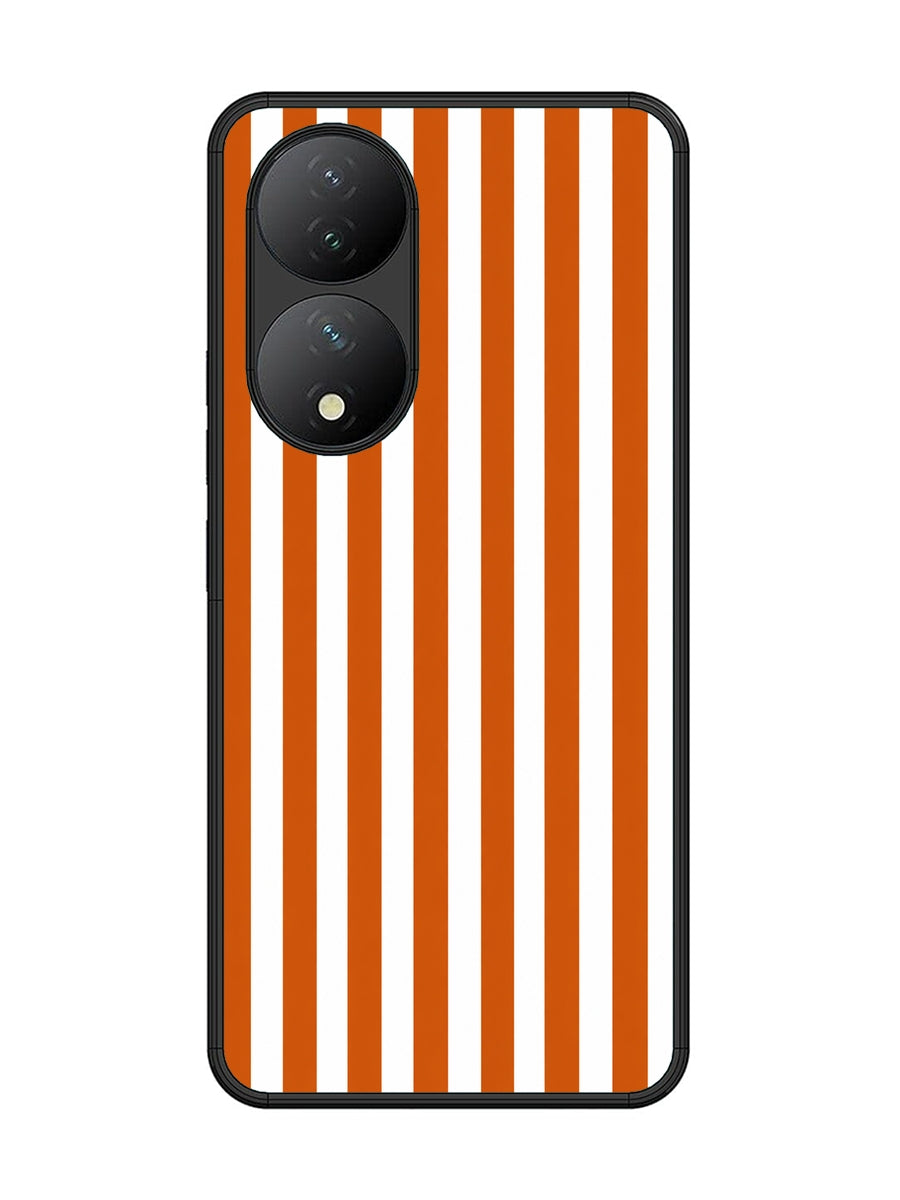 Vivo Y100 5G Vertical Stripes Burnt Orange