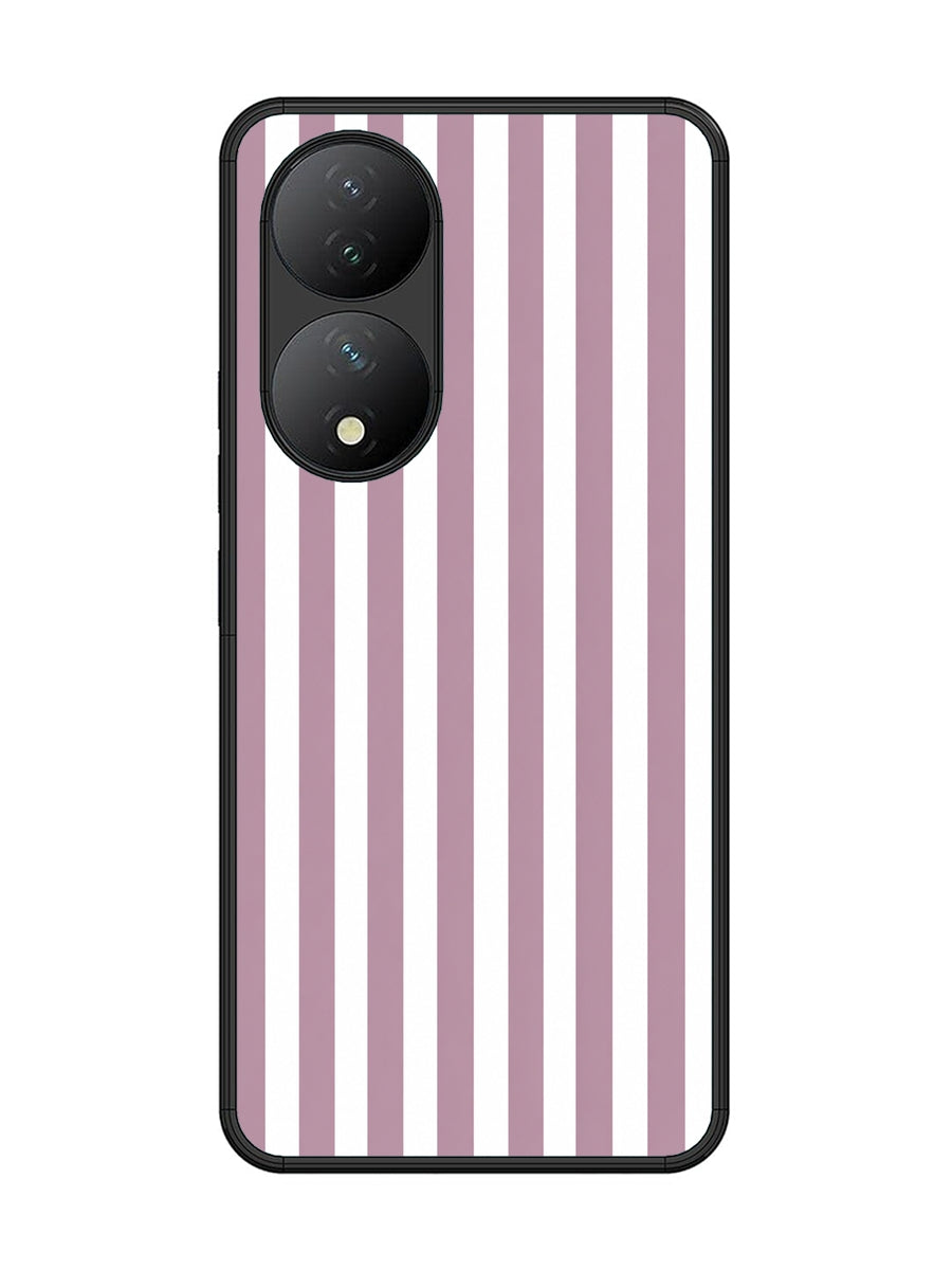Vivo Y100 5G Vertical Stripes Dusty Mauve