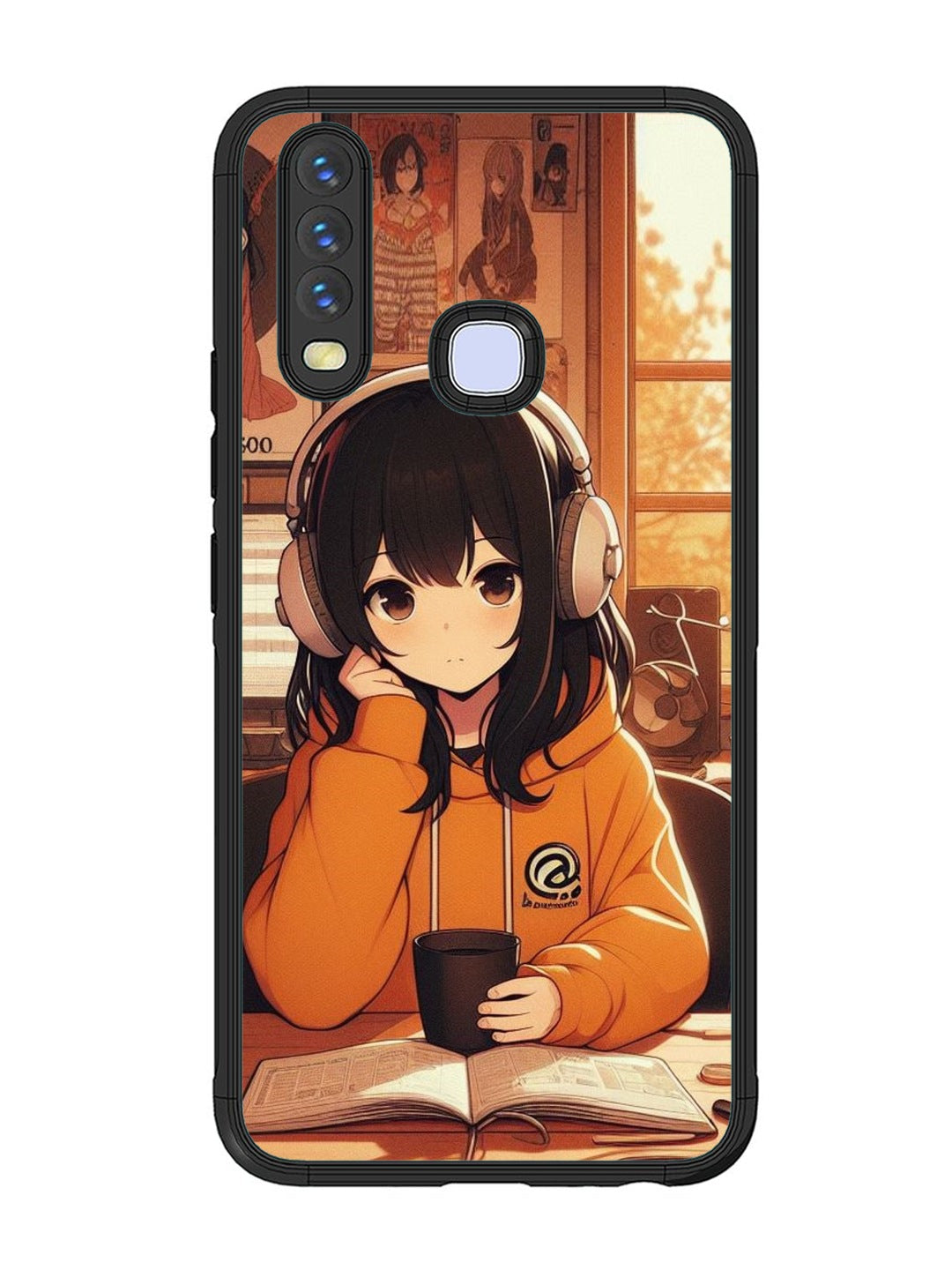 Vivo Y17 Cute Girl listening Music