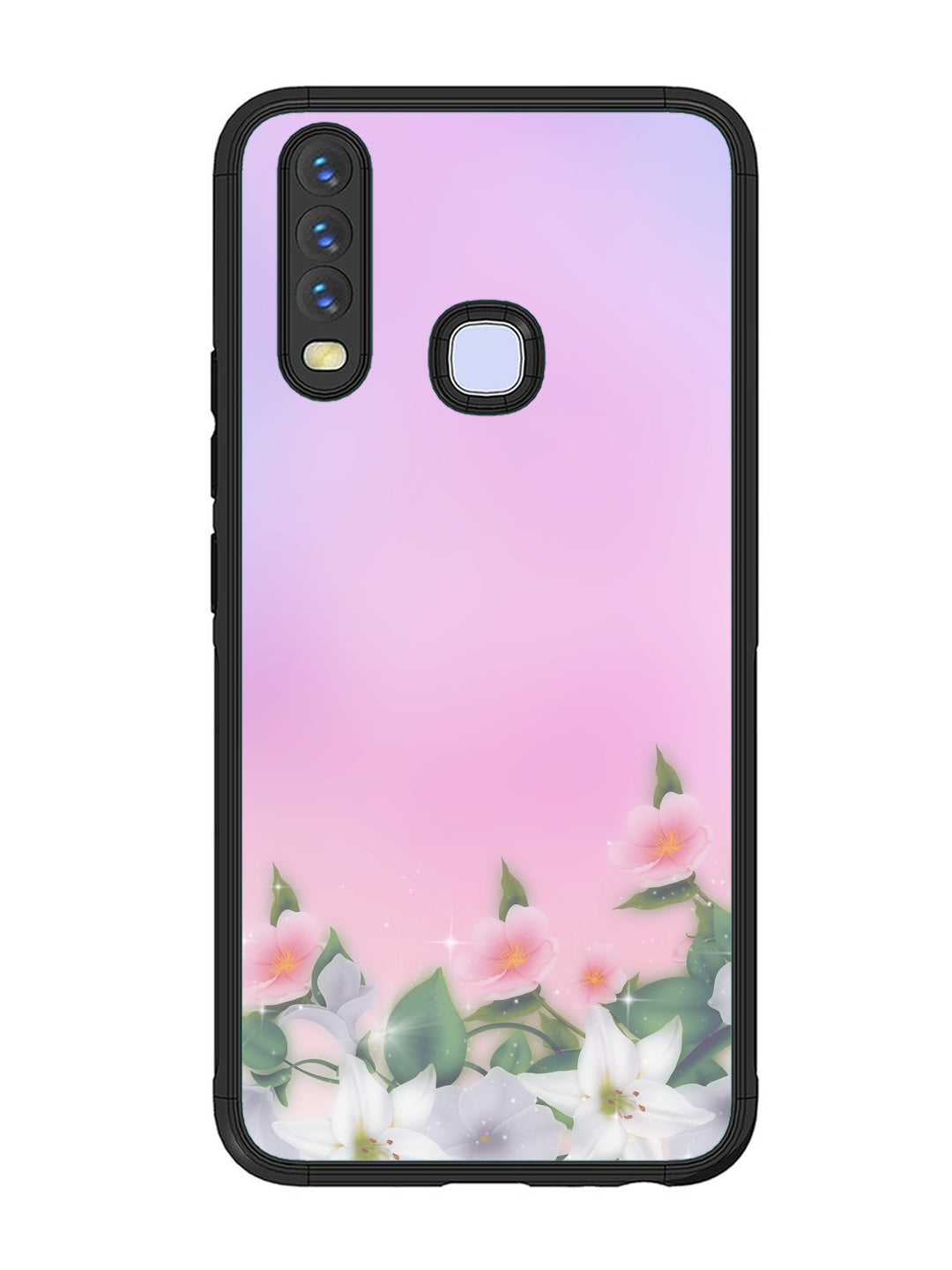 Vivo Y17 Pink Floral Elegance