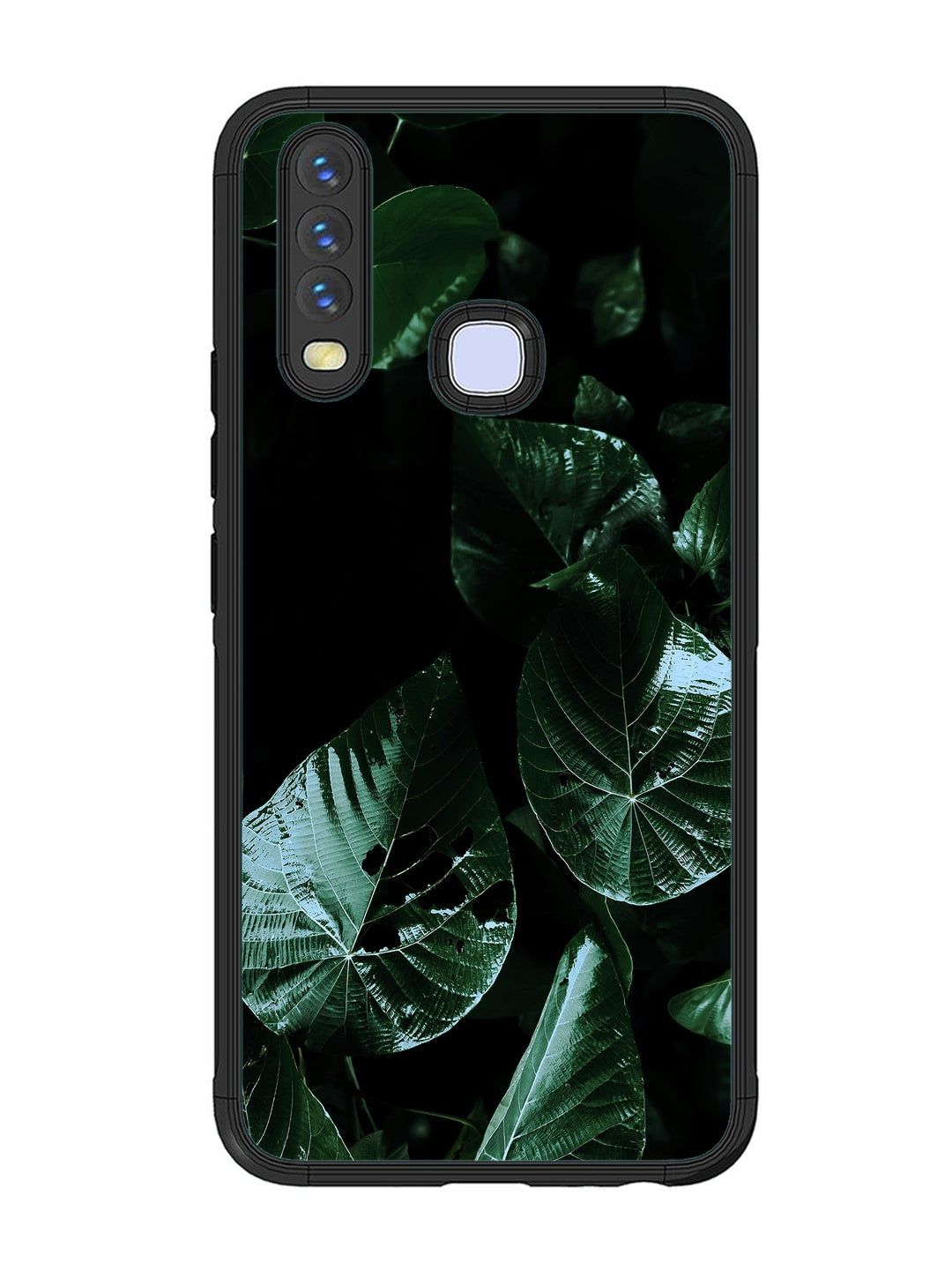 Vivo Y17 Leafs at night