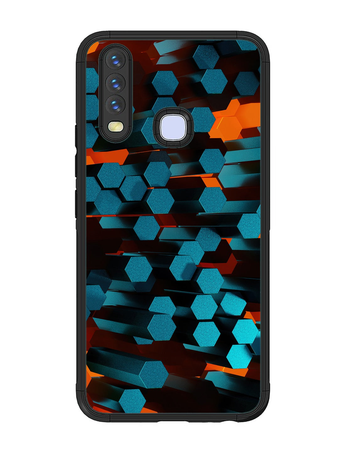 Vivo Y17 Hexagon 3D Abstract