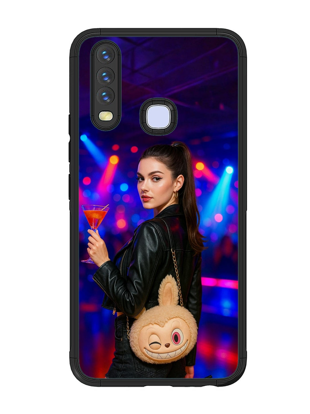 Vivo Y17 Girl with Labubu Purs