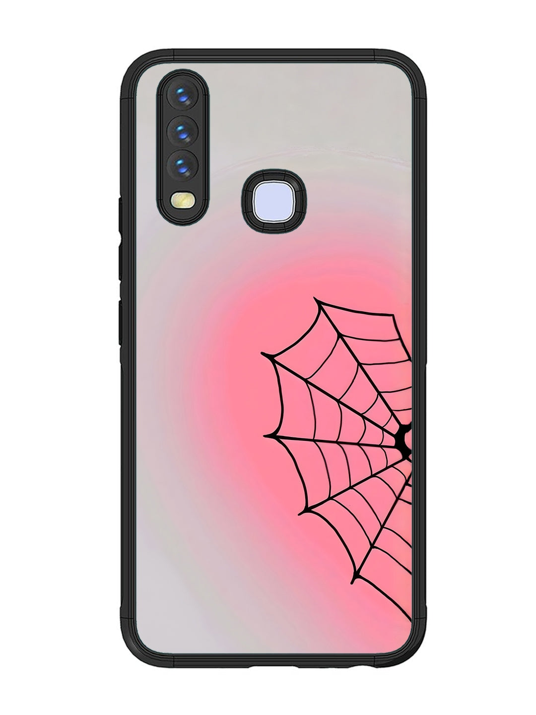 Vivo Y17 Spider Web Heart for Girl