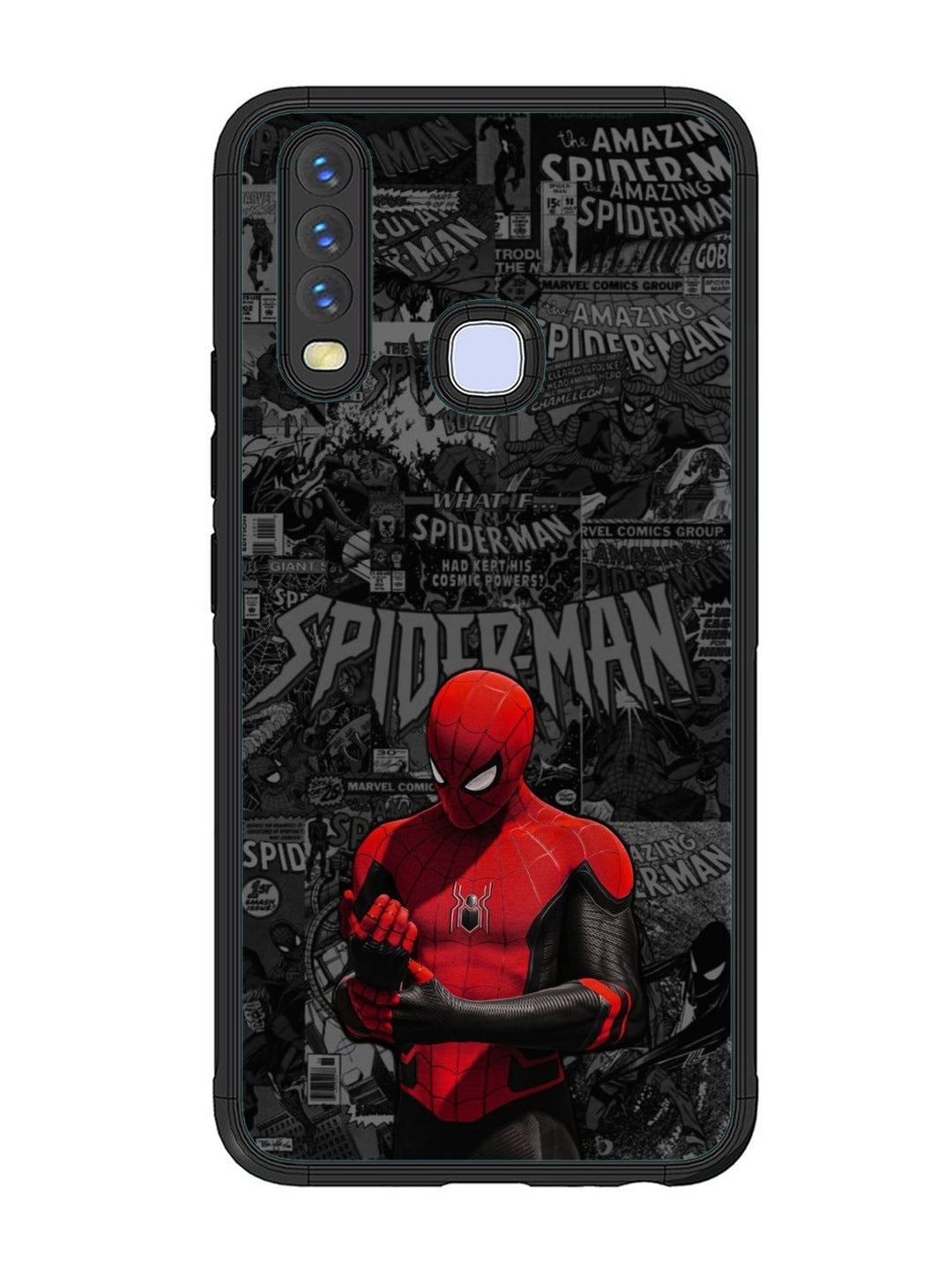 Vivo Y17 Spiderman Highlighted on News Paper 2