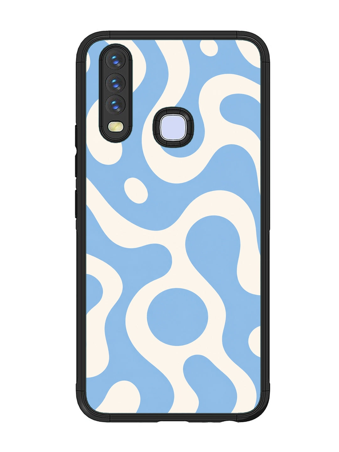 Vivo Y17 Fluid wave pattern Sky Blue