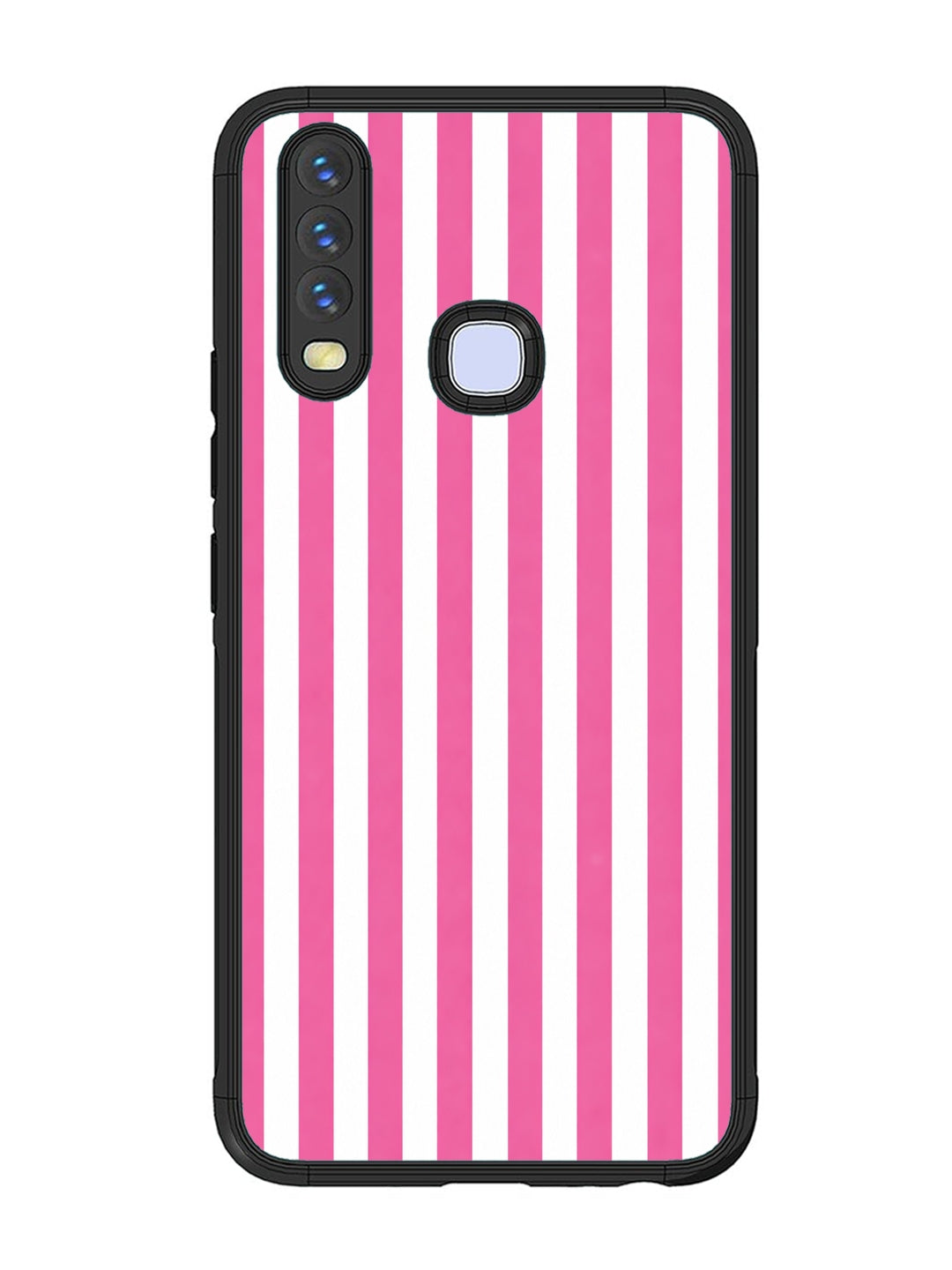 Vivo Y17 Vertical Stripes Pink