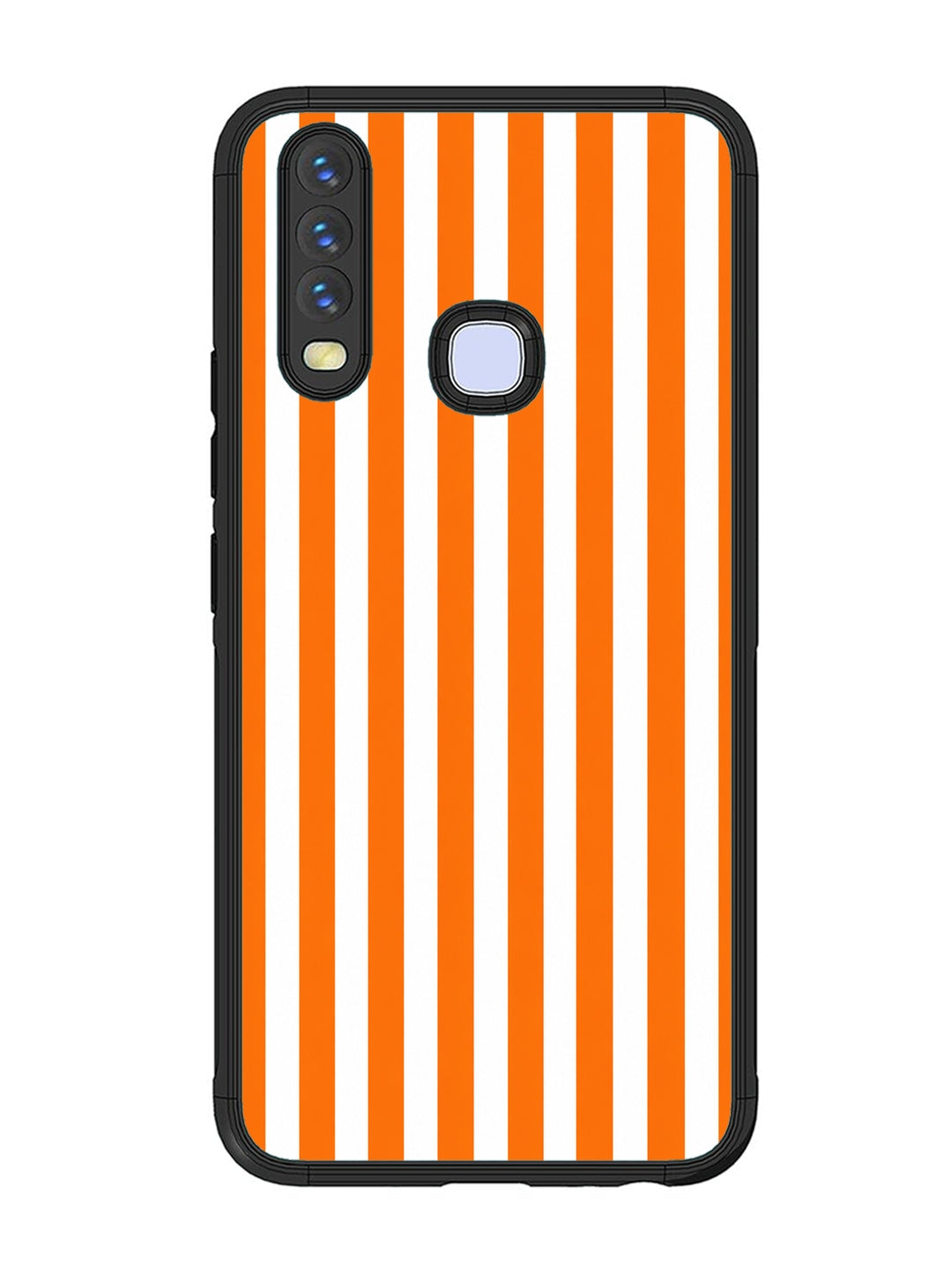 Vivo Y17 Vertical Stripes Vivid Orange