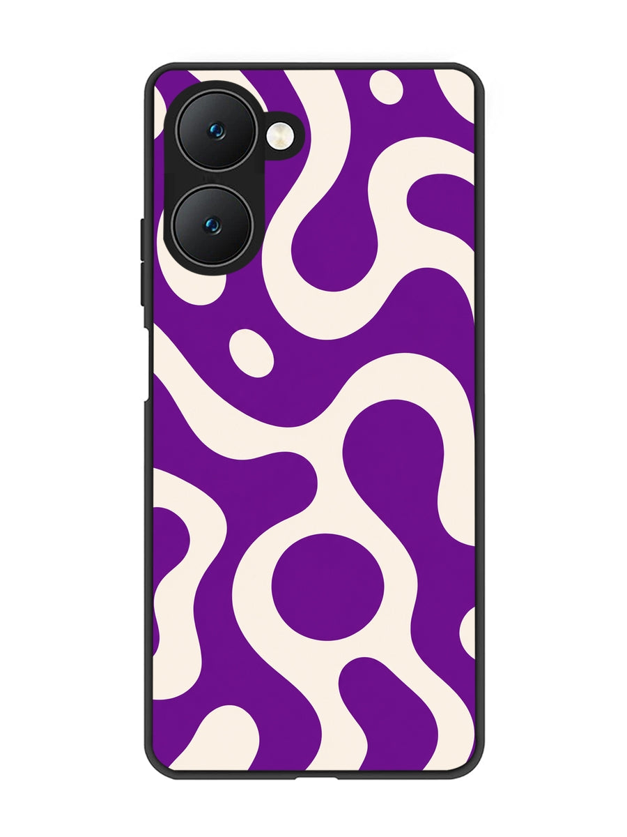 Vivo Y18 5G Fluid wave pattern Purple