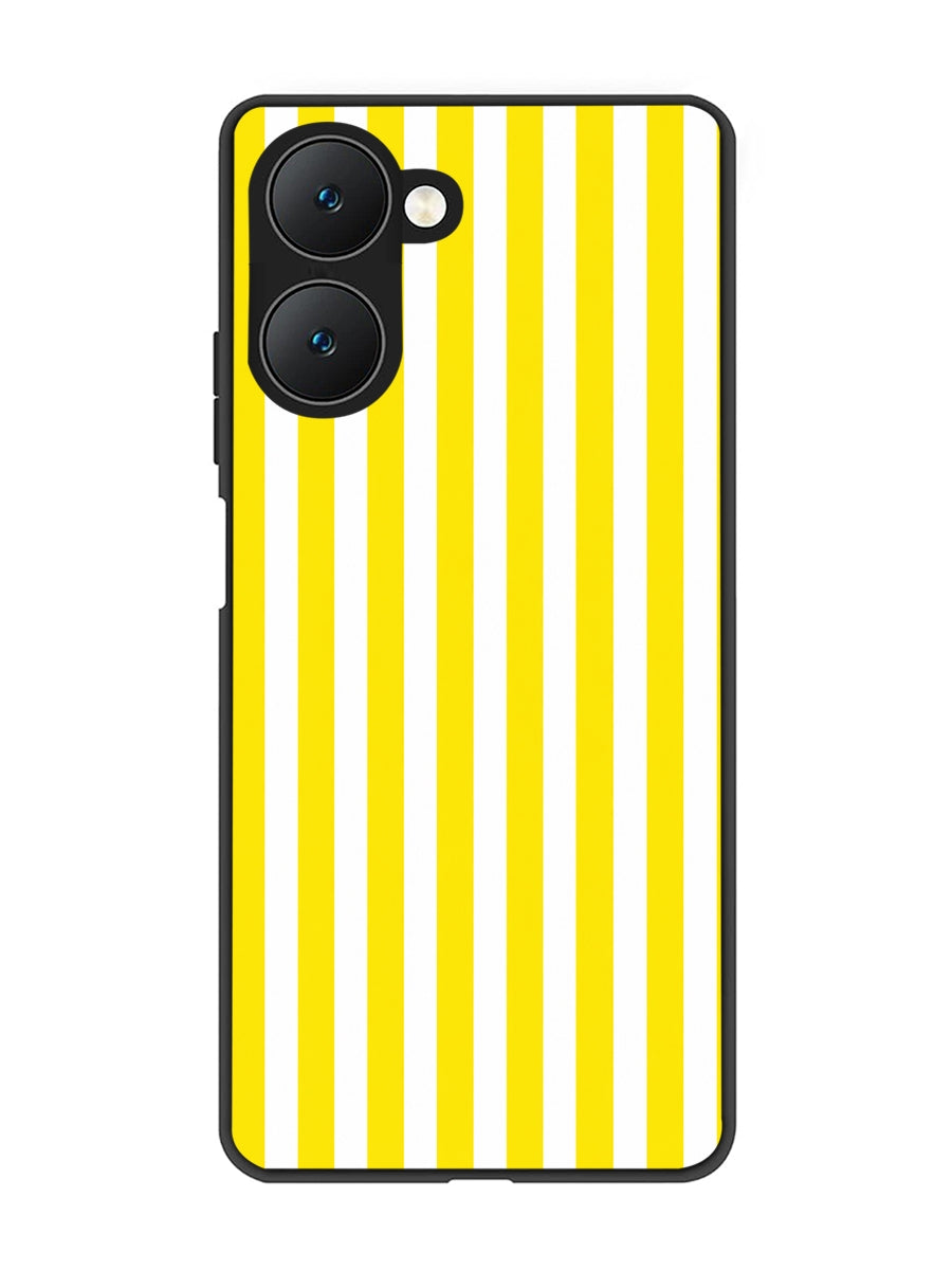 Vivo Y18 5G Vertical Stripes Bright Yellow
