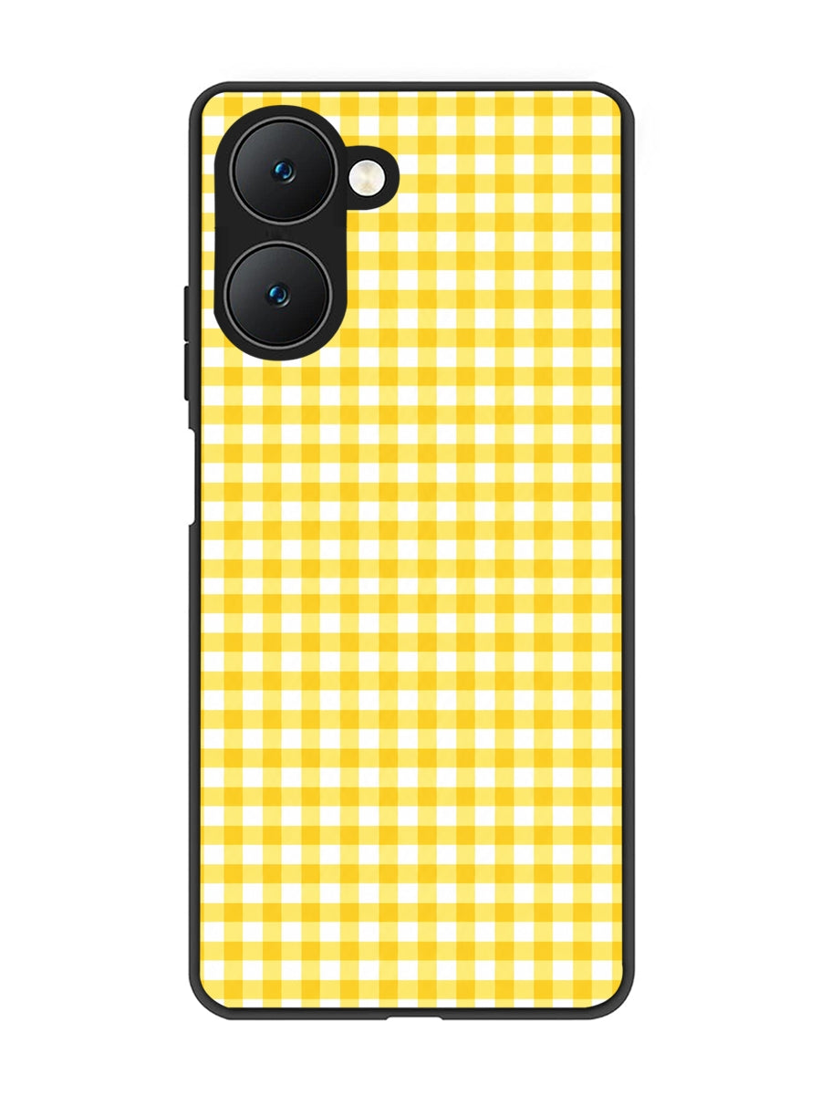 Vivo Y18 5G Gingham Checks Yellow