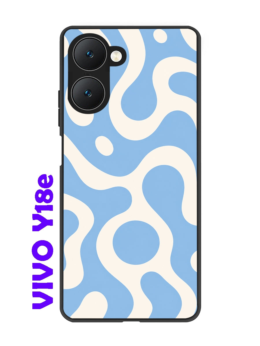 Vivo Y18e 5G Fluid wave pattern Sky Blue