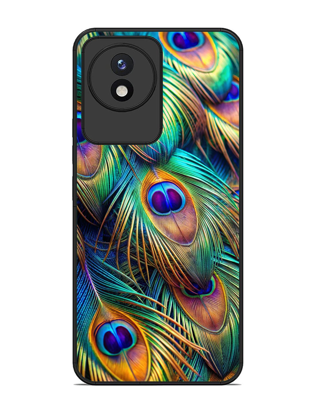 Vivo Y02 peacock feather