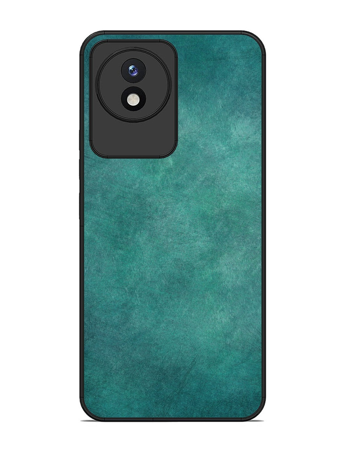 Vivo Y02 Jungle green with Scratches Marble