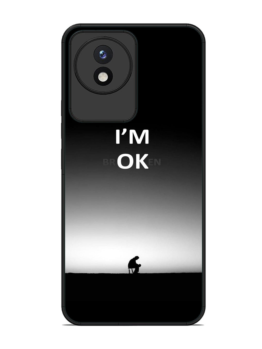 Vivo Y02 I'm Broken A man on Chair Alone