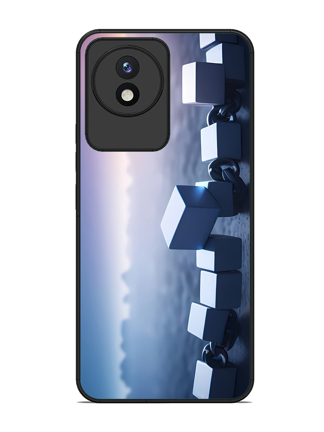 Vivo Y02 Minimalist Blockchain Cube Chain