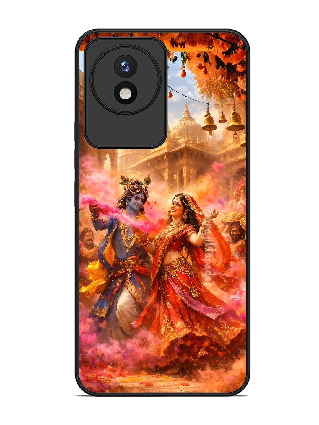 Vivo Y02 Radha Krishna Playing Holi