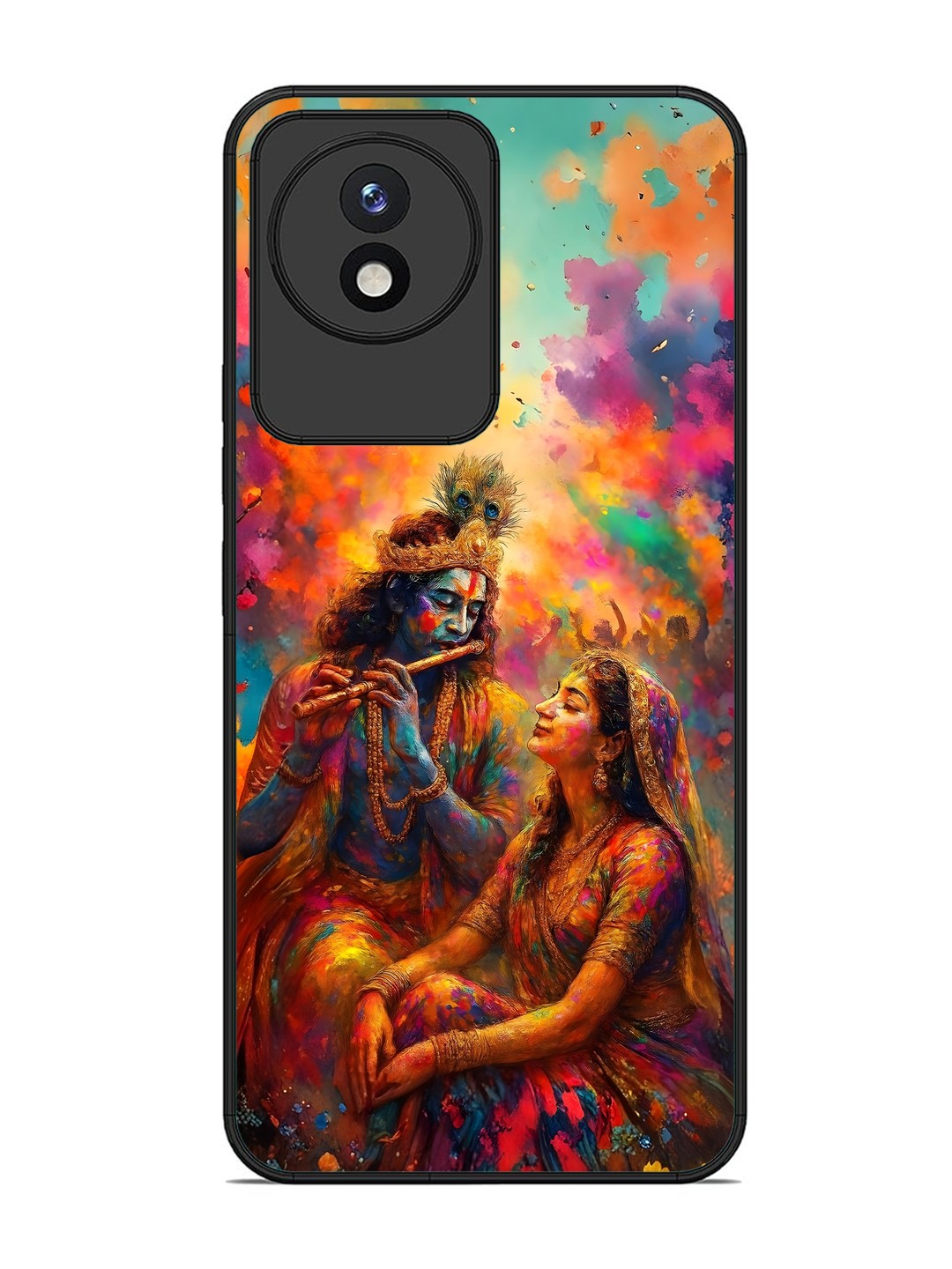 Vivo Y02 Radha Krishna Playing Flute