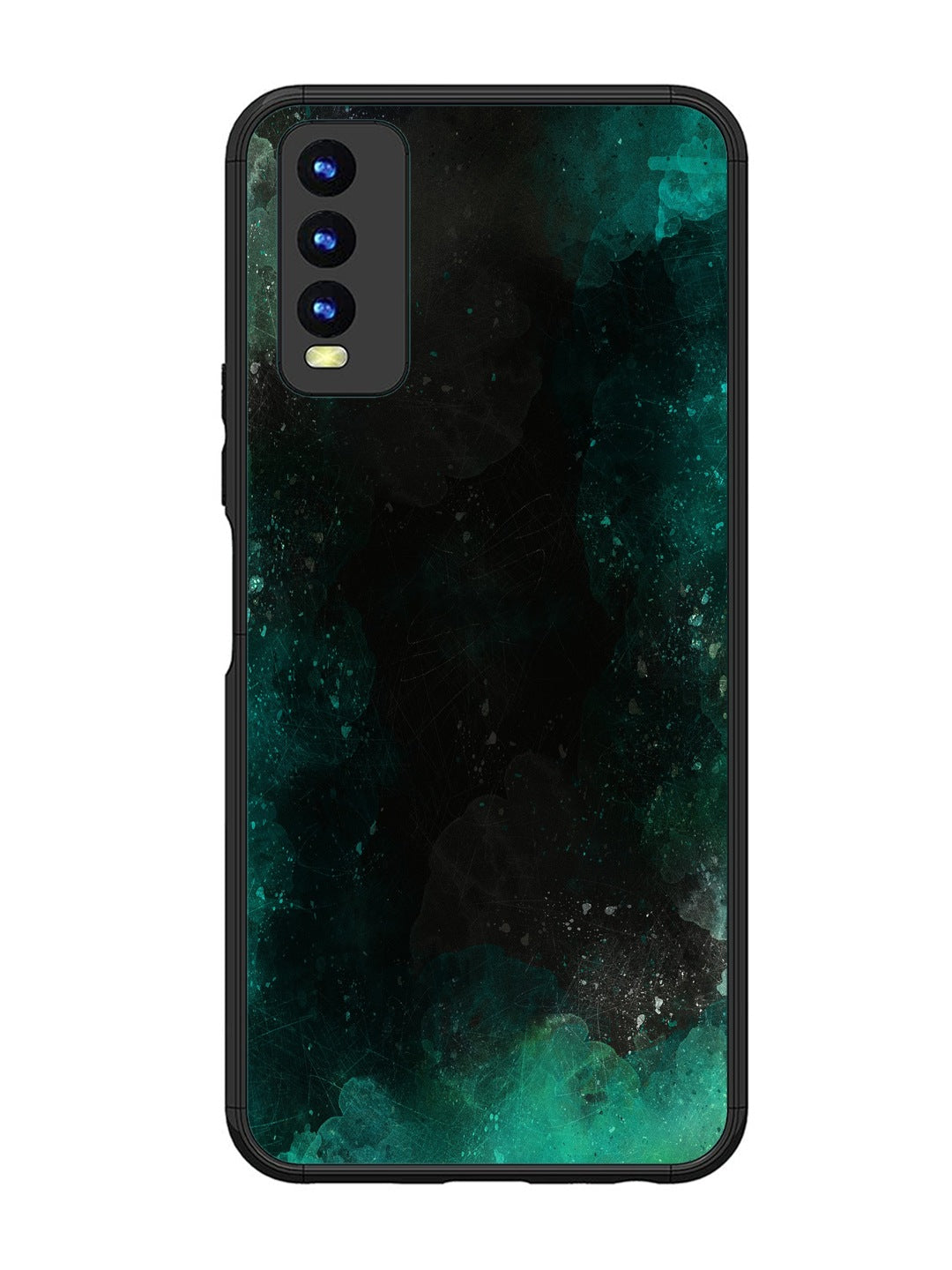 Vivo Y20 Dark Black And Green Forest