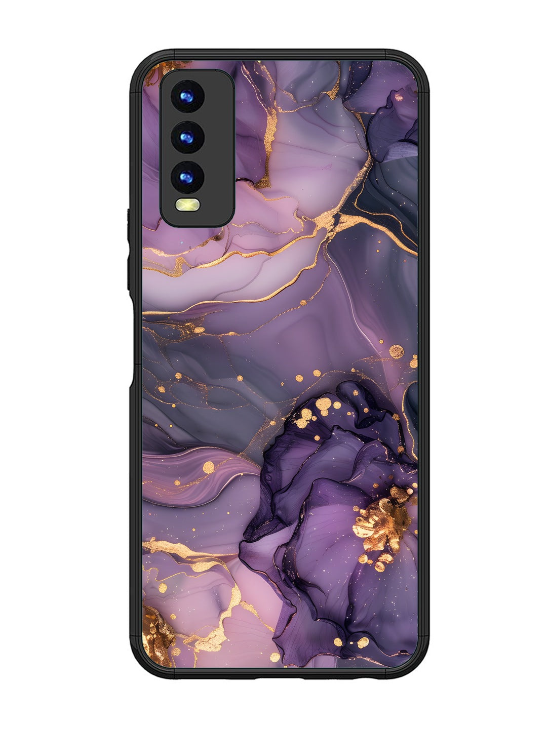 Vivo Y20 Royal Orchid Theme Marble