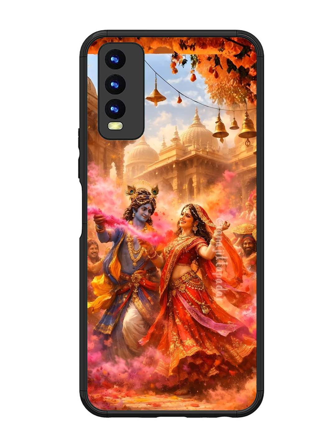 Vivo Y20 Radha Krishna Playing Holi