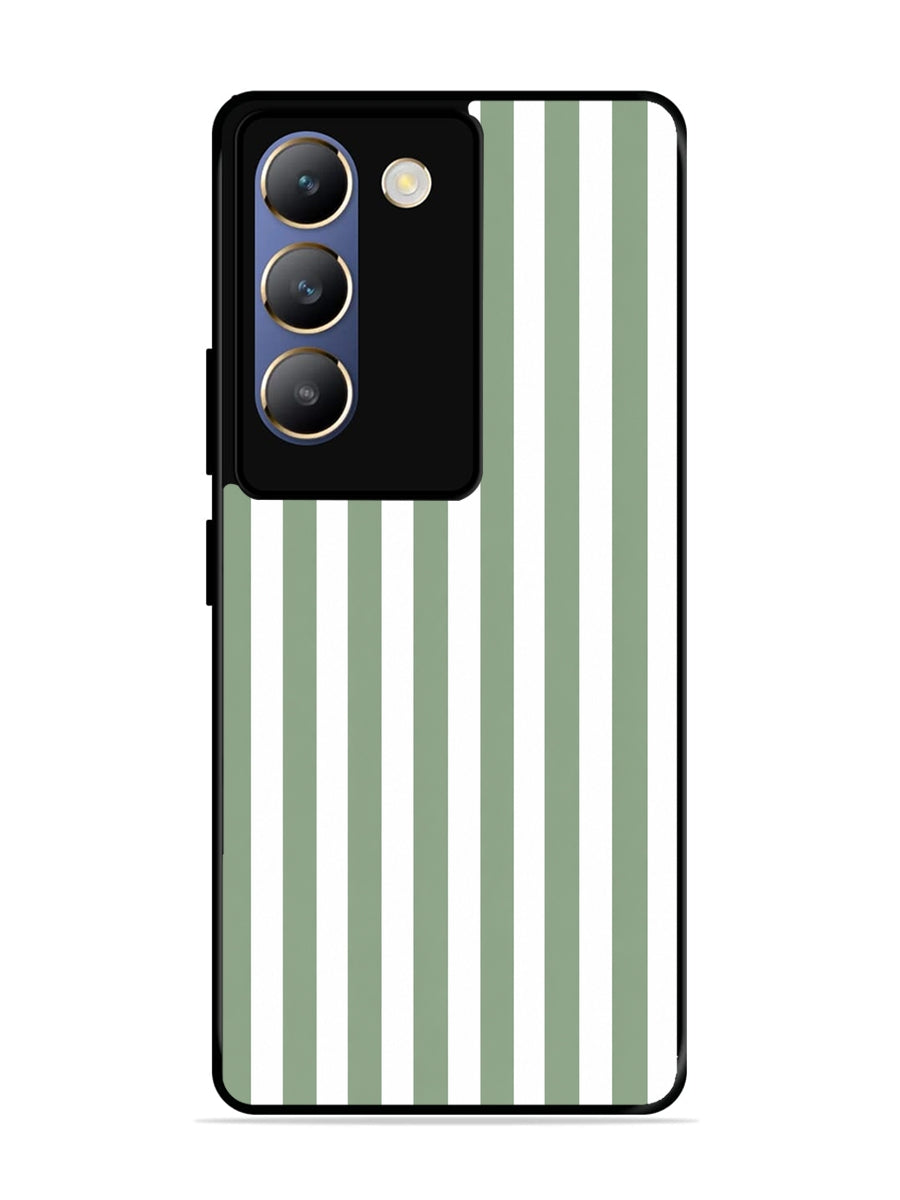 Vivo Y200E 5G Vertical Stripes Sage Green