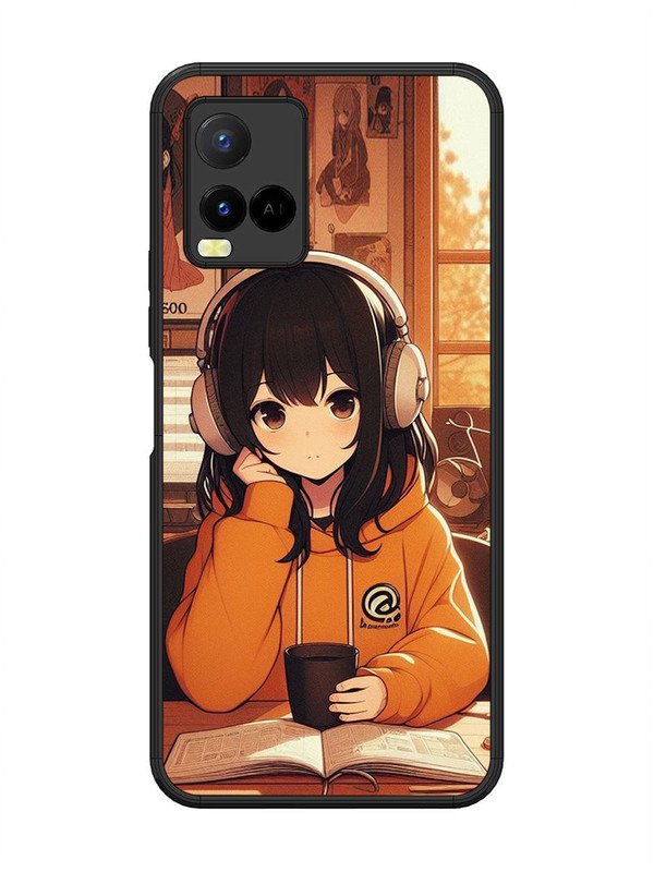 Vivo y21 Cute Girl listening Music