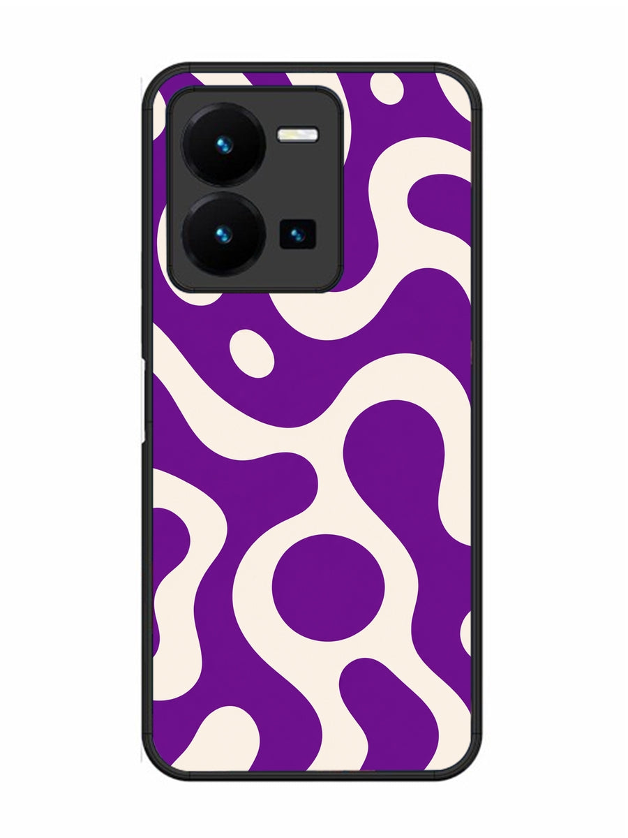 Vivo Y27 Fluid wave pattern Purple