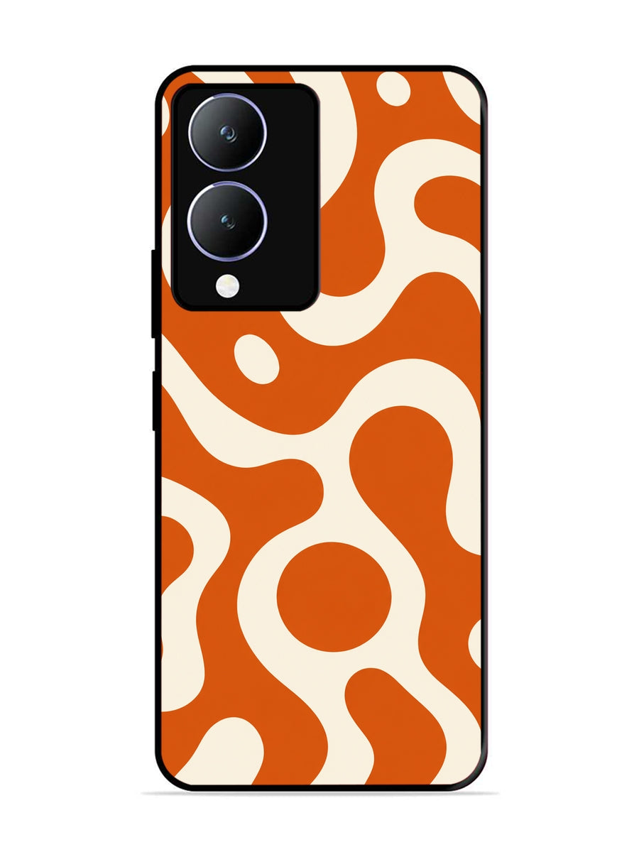 Vivo Y28 5G Fluid wave pattern Orange