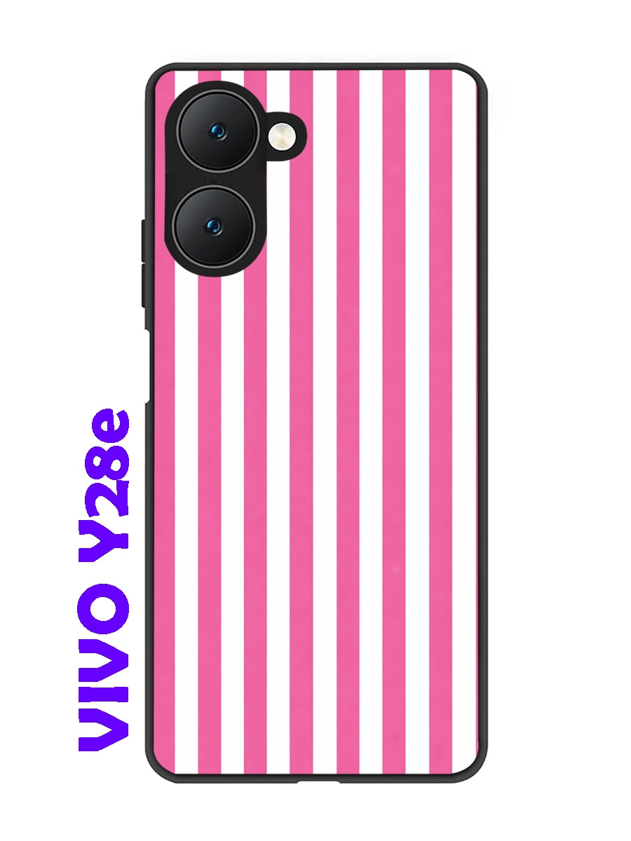 Vivo Y28e 5G Vertical Stripes Pink