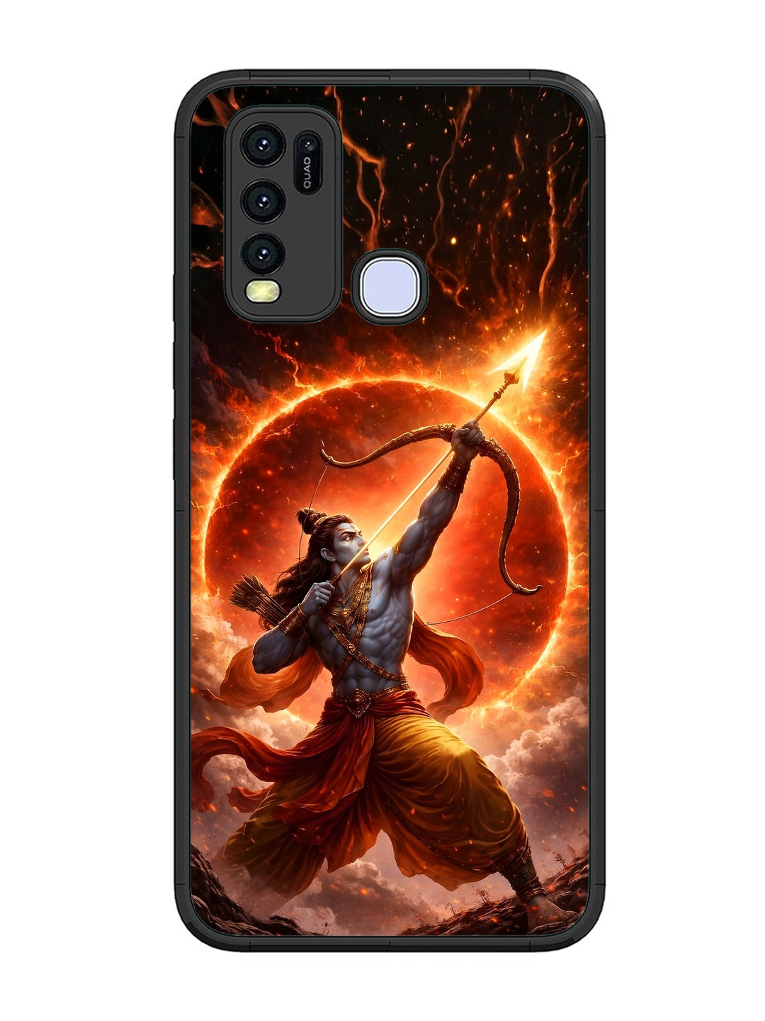 Vivo Y30 Lord Ram with Bow and arrow