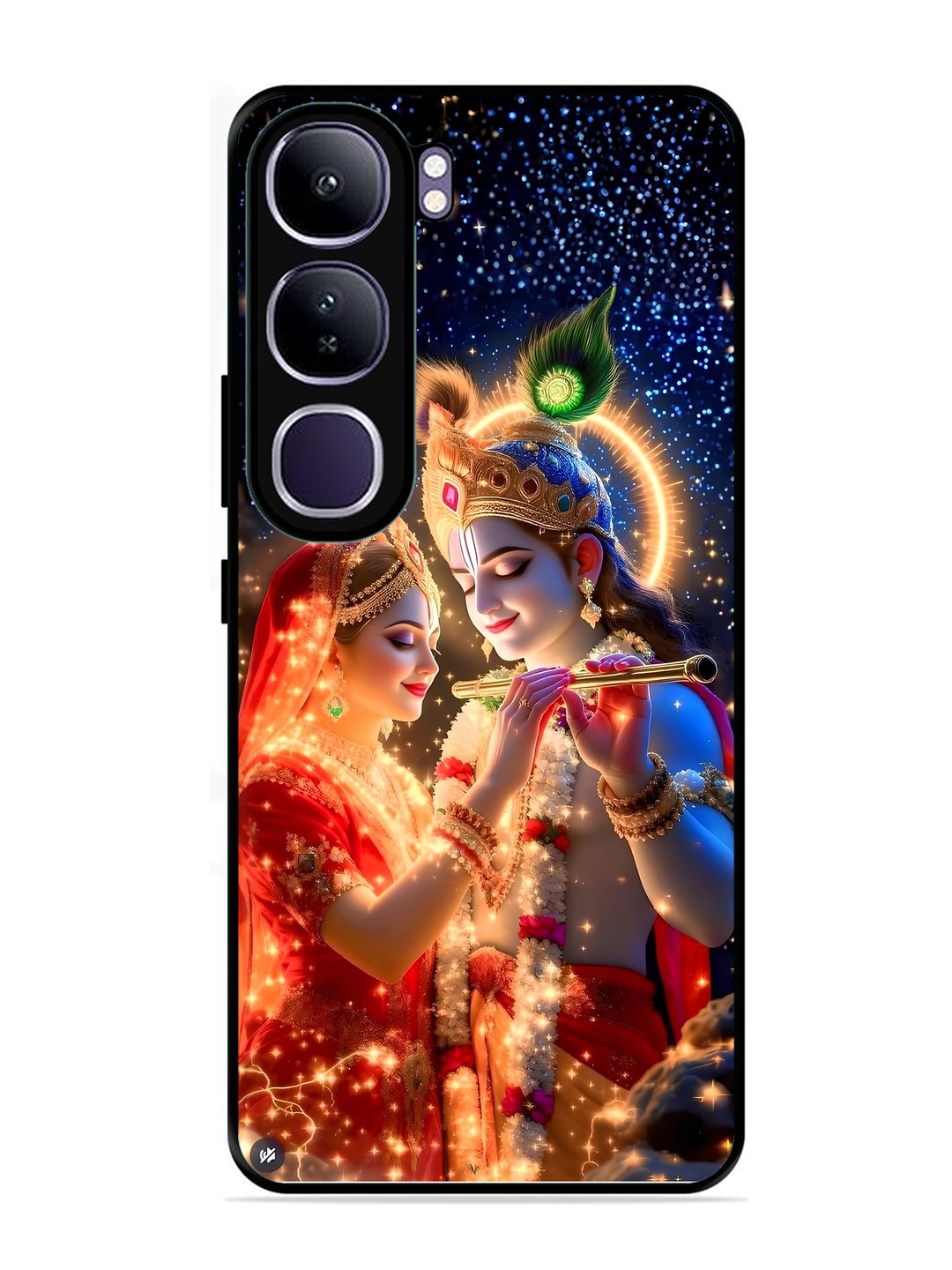 Vivo Y300 Radha Krishna posing with flute