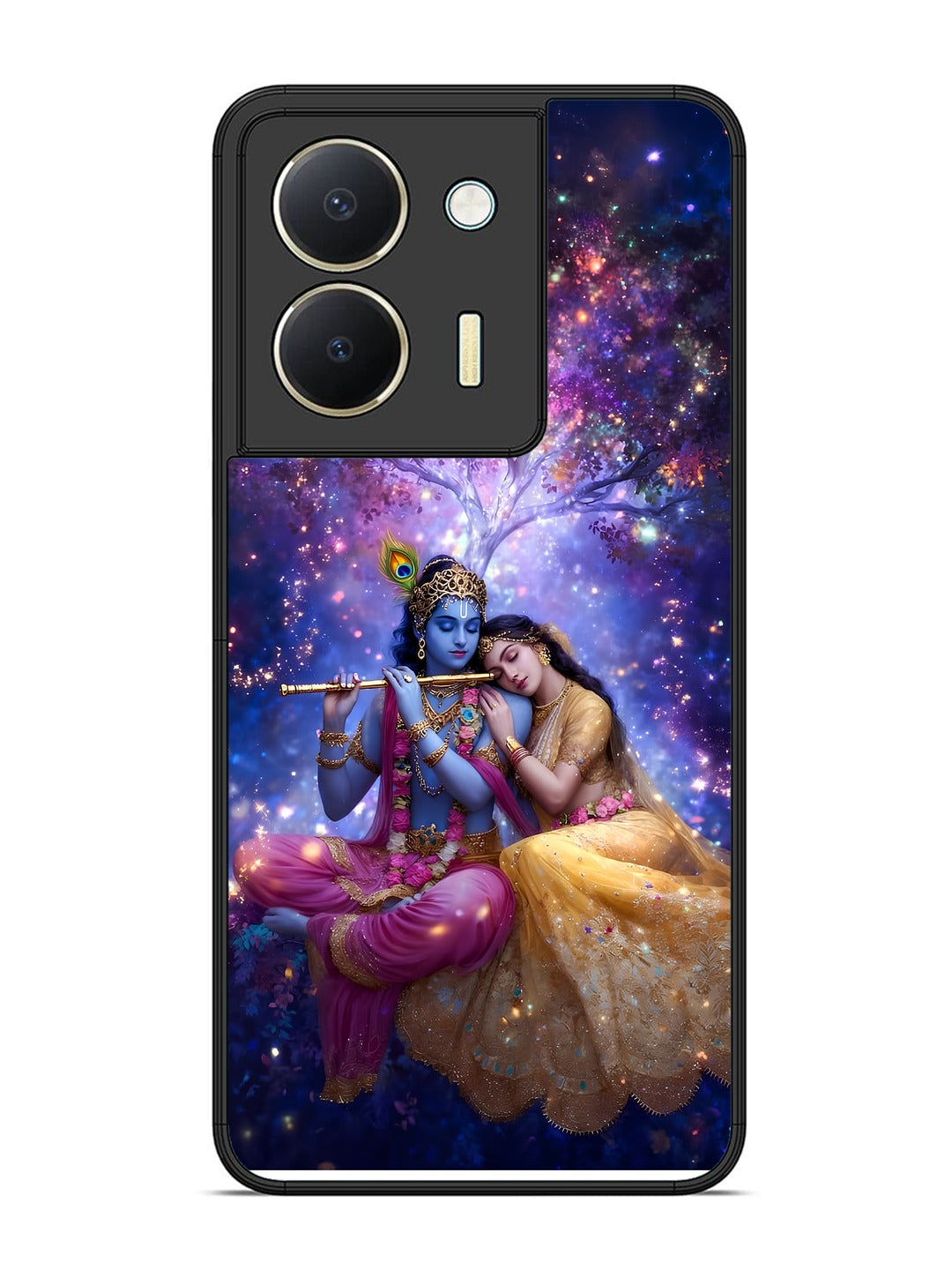 Vivo Y36 Radha Krishna Enjoying Flute