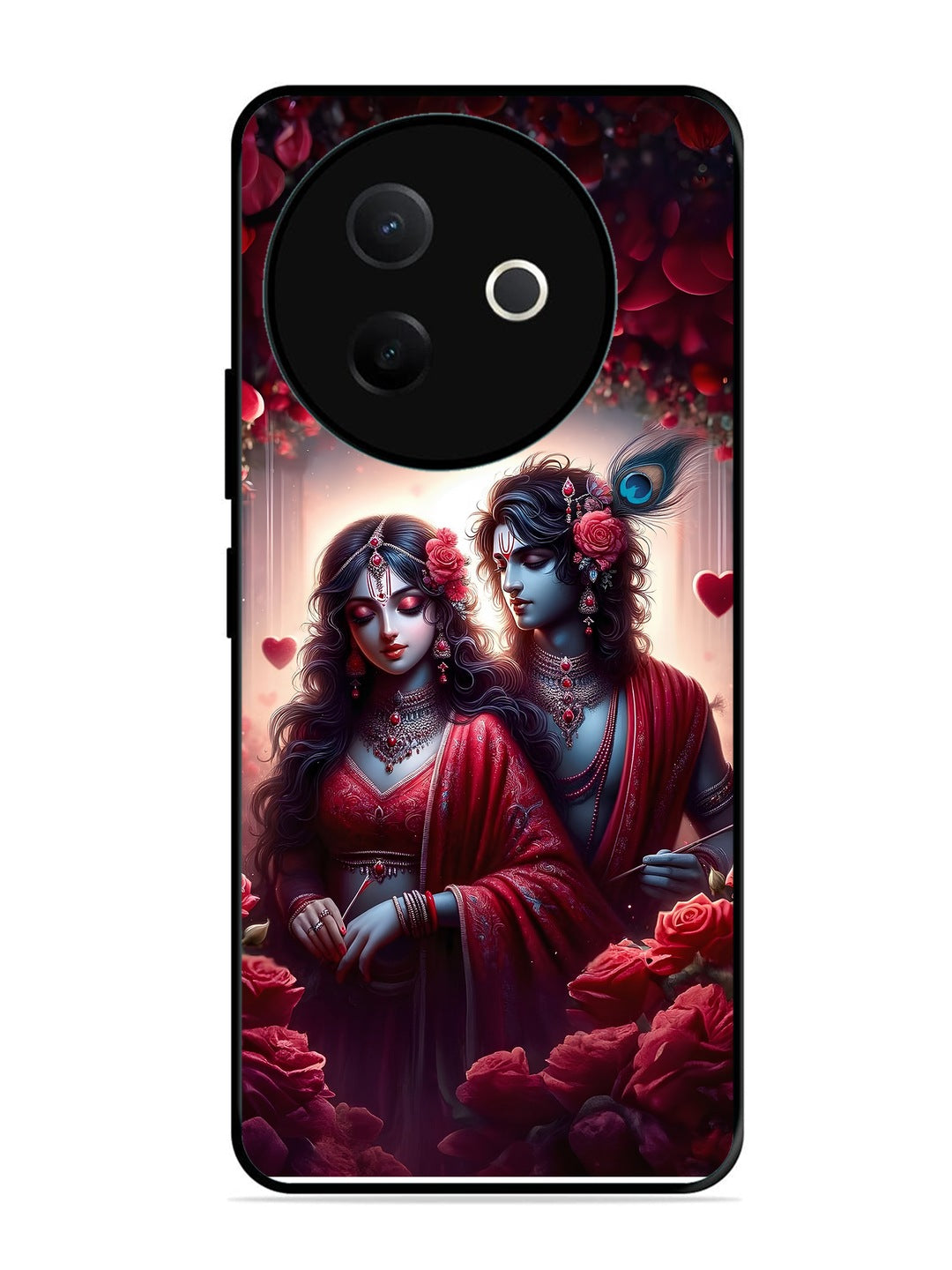 Vivo Y39 5G Couples in Red theme like Radha Krishna