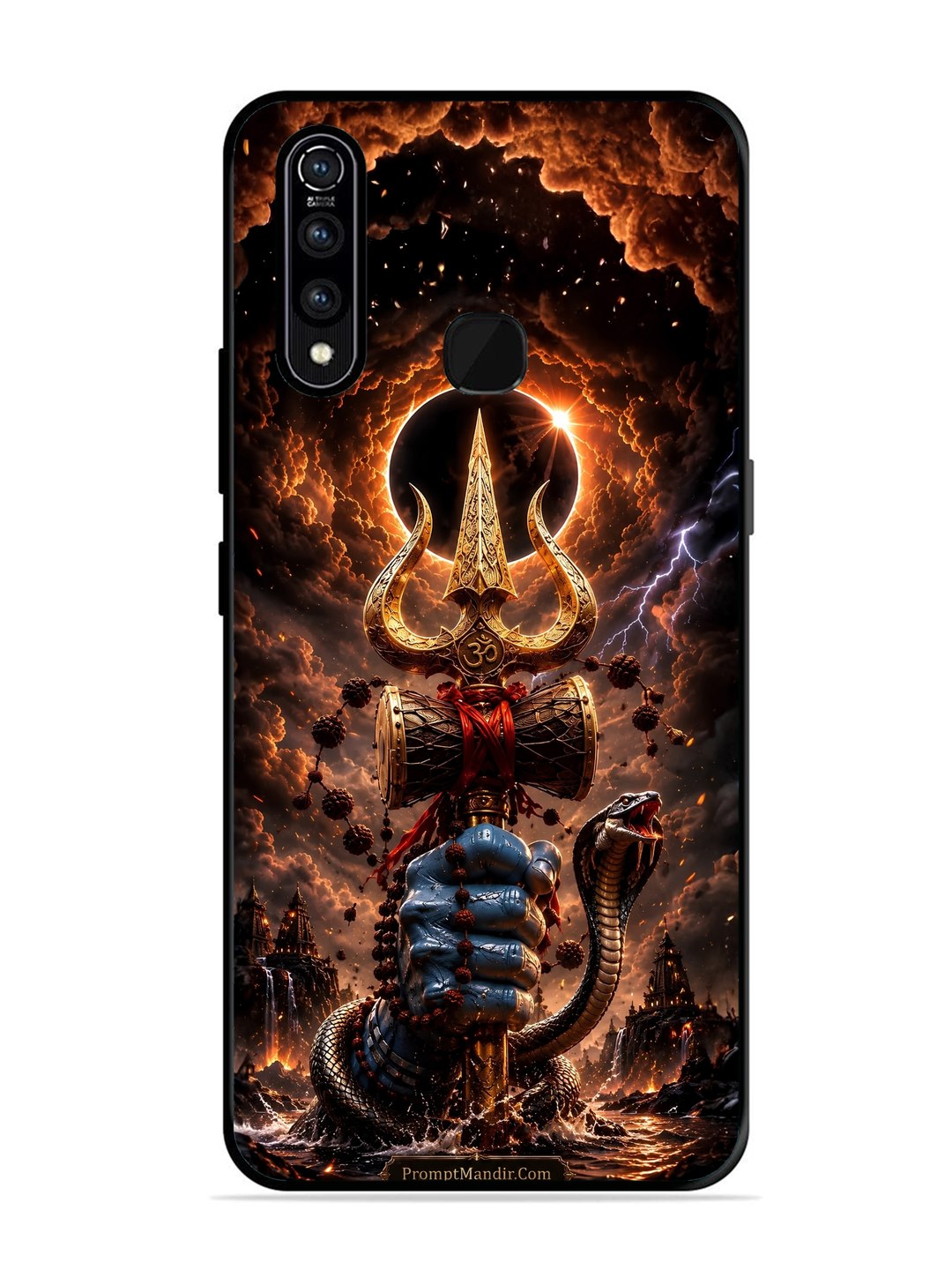 Vivo Z1 Pro most powerfull mahadev trishul