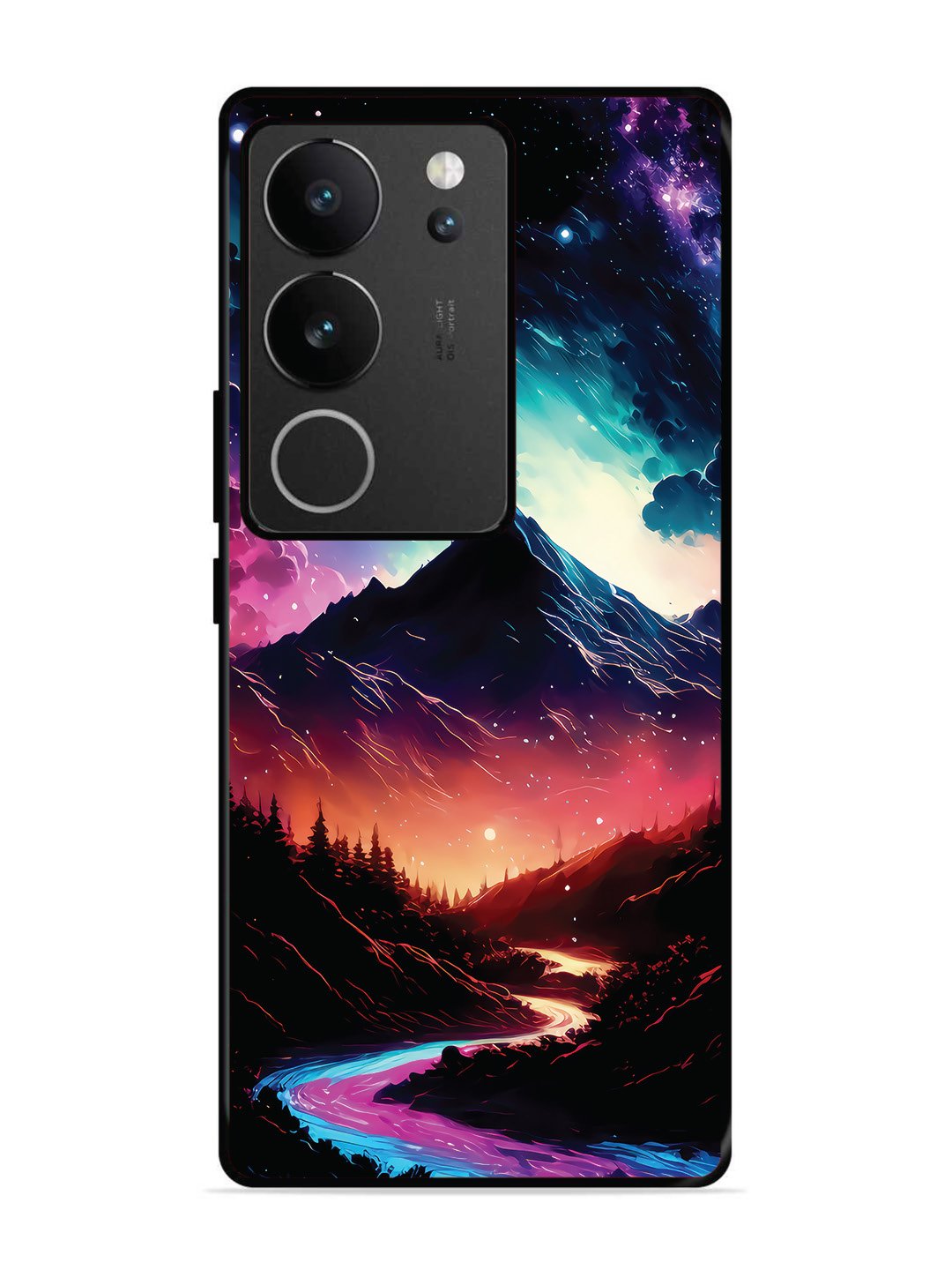 Vivo v29 5g mountain-valley-Colorful-cloud-at-night