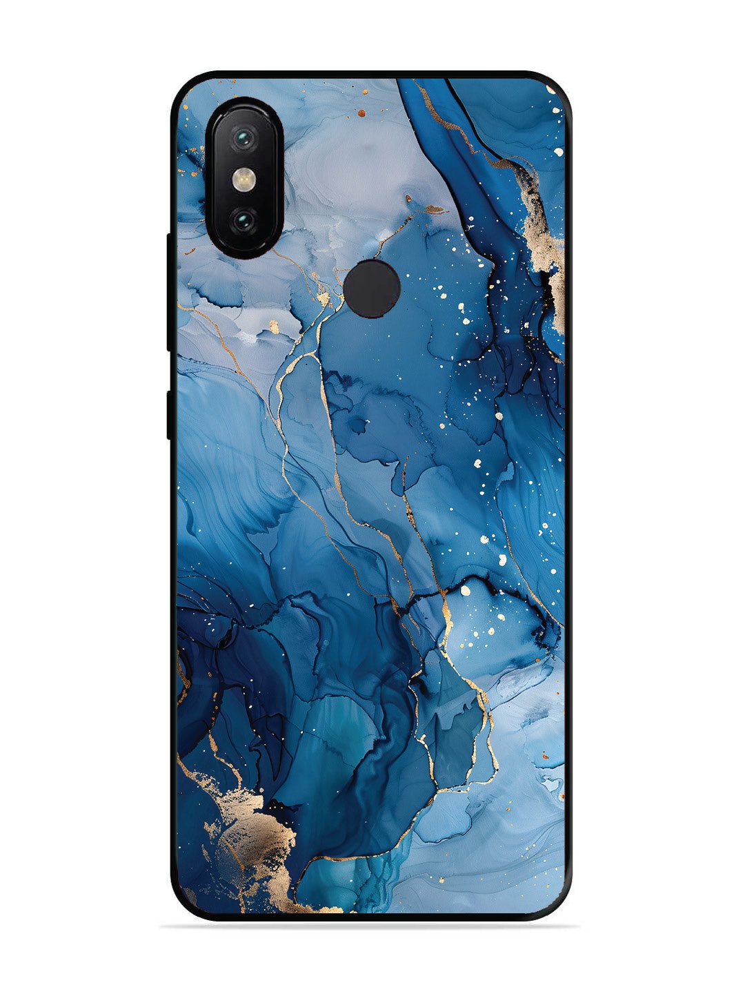 XIAOMI MI A2 Oceanic Pattern with Golden Sprinkles