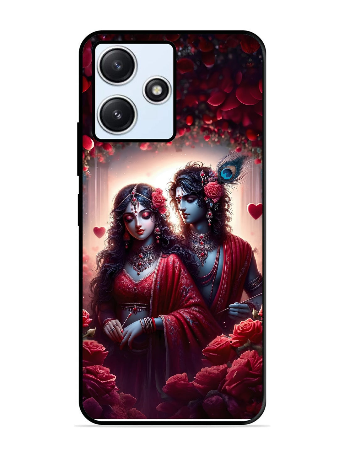 XIAOMI Redmi 12 5G Couples in Red theme like Radha Krishna