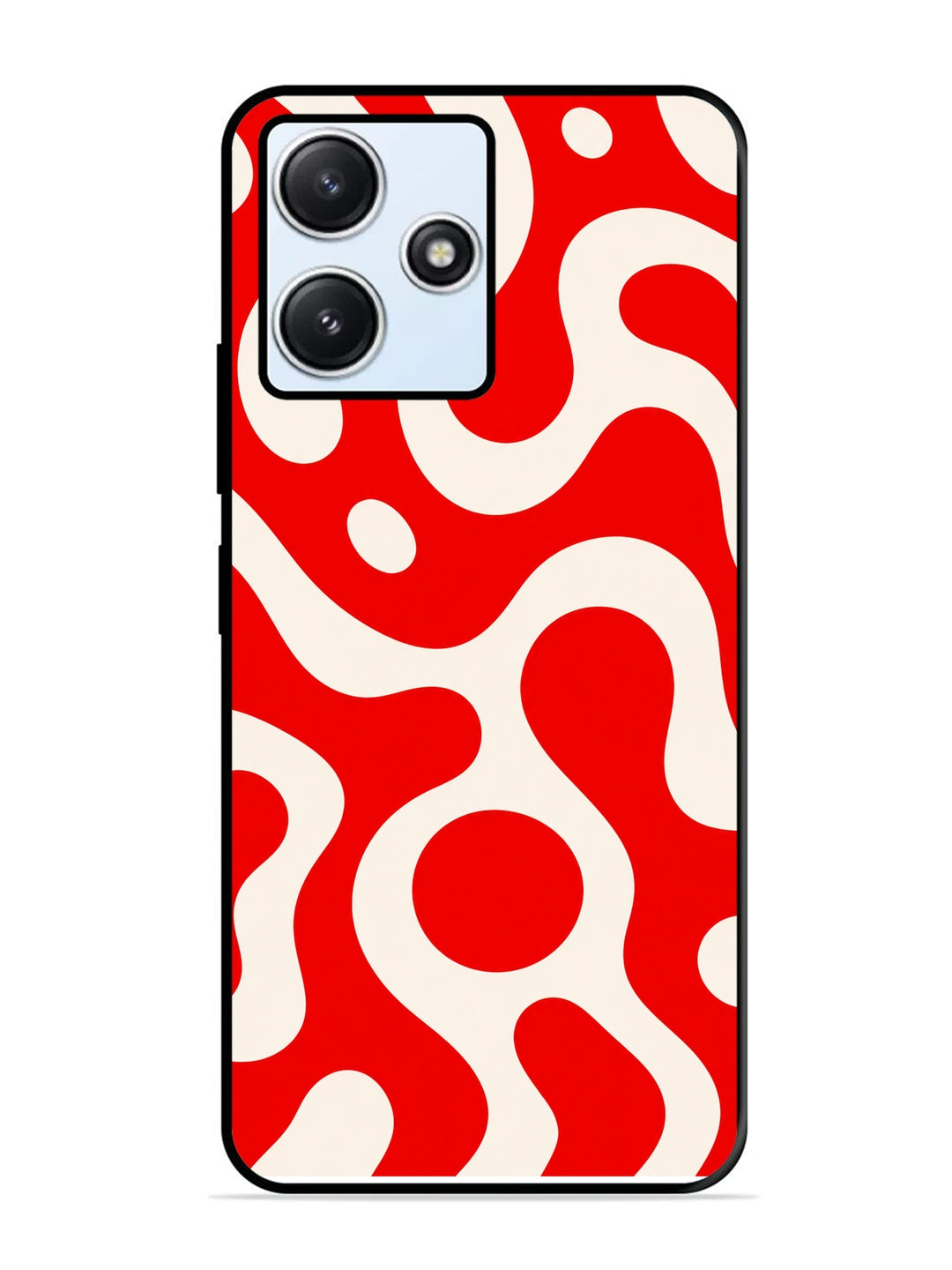 XIAOMI Redmi 12 5G Fluid wave pattern Vivid Red