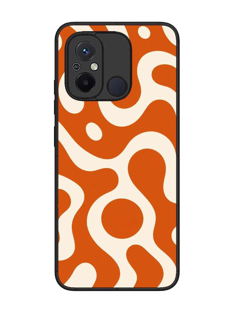 XIAOMI Redmi 12C Fluid wave pattern Orange