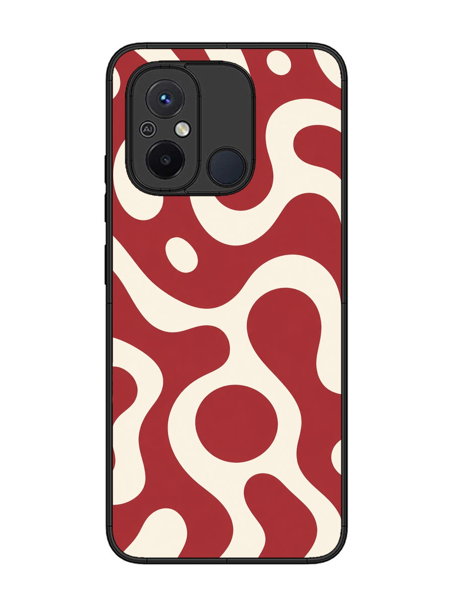XIAOMI Redmi 12C Fluid wave pattern Red