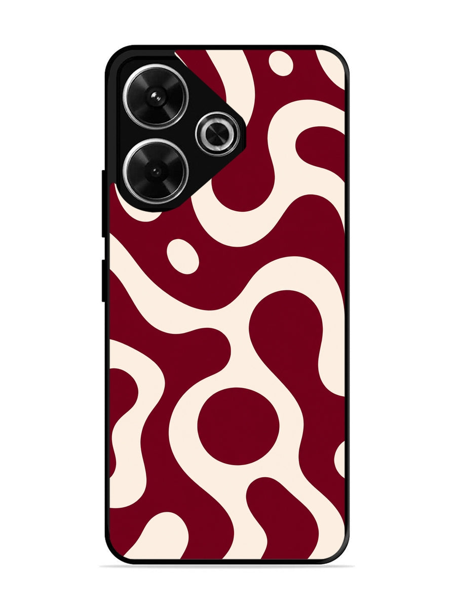 XIAOMI Redmi 13 5G Fluid wave pattern Deep Maroon