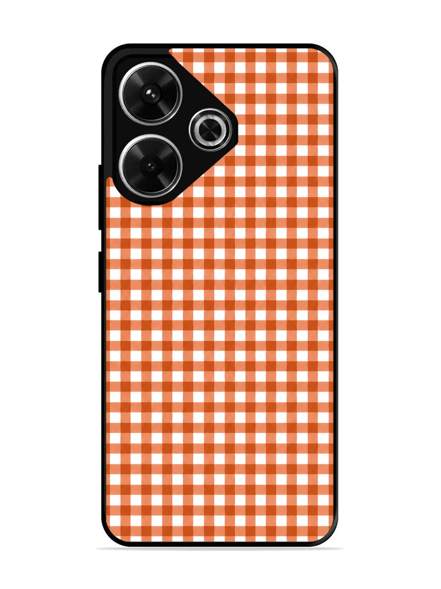 XIAOMI Redmi 13 5G Gingham Checks Burnt Orange