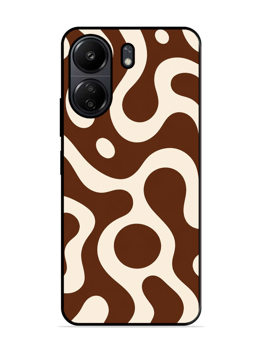 XIAOMI Redmi 13C 4G Fluid wave pattern Dark Chocolate
