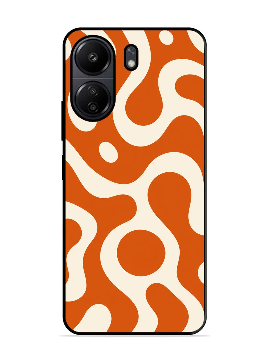 XIAOMI Redmi 13C 4G Fluid wave pattern Orange