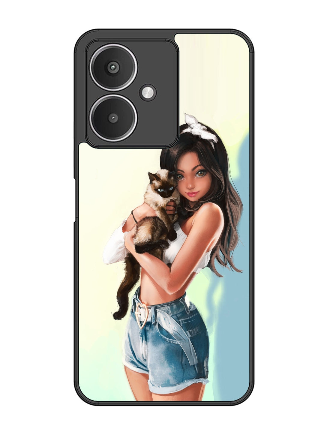 XIAOMI Redmi 13C 5G Cute Girl with Cat
