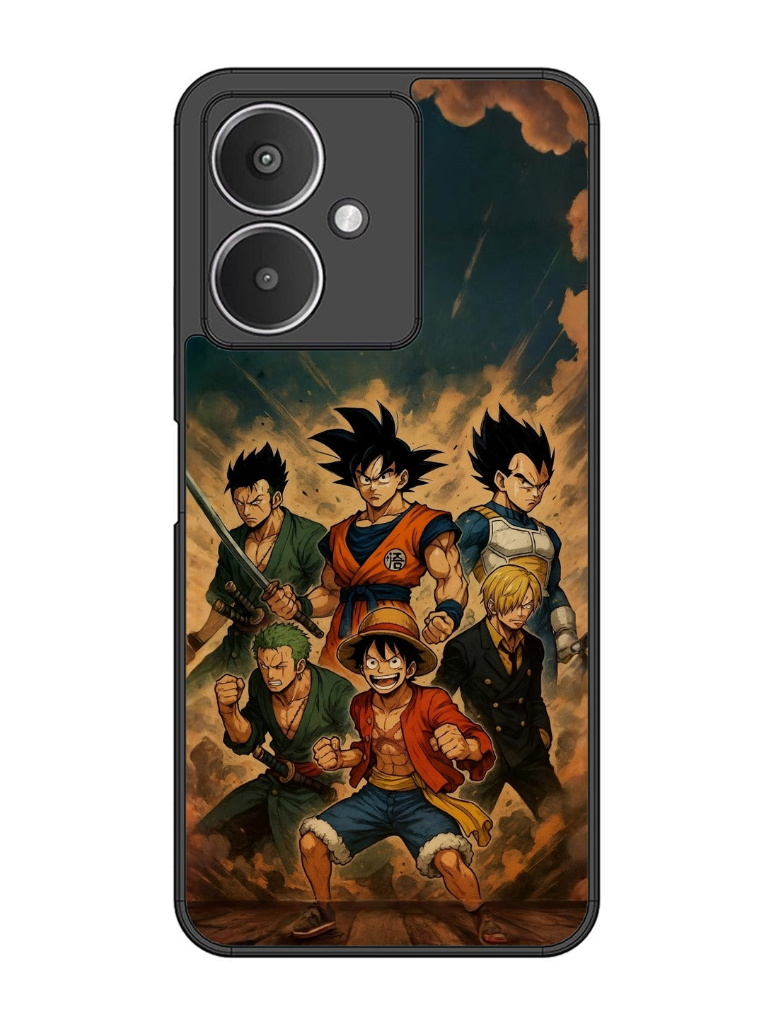 XIAOMI Redmi 13C 5G OnePiece n Dragon Ball Z in one team