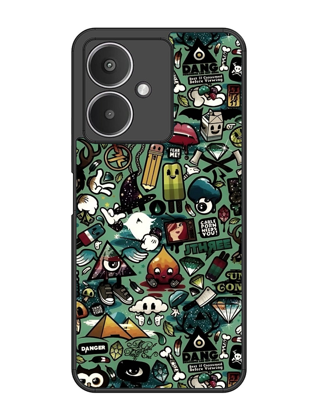 XIAOMI Redmi 13C 5G Pop Art Doodle Graffiti Collage