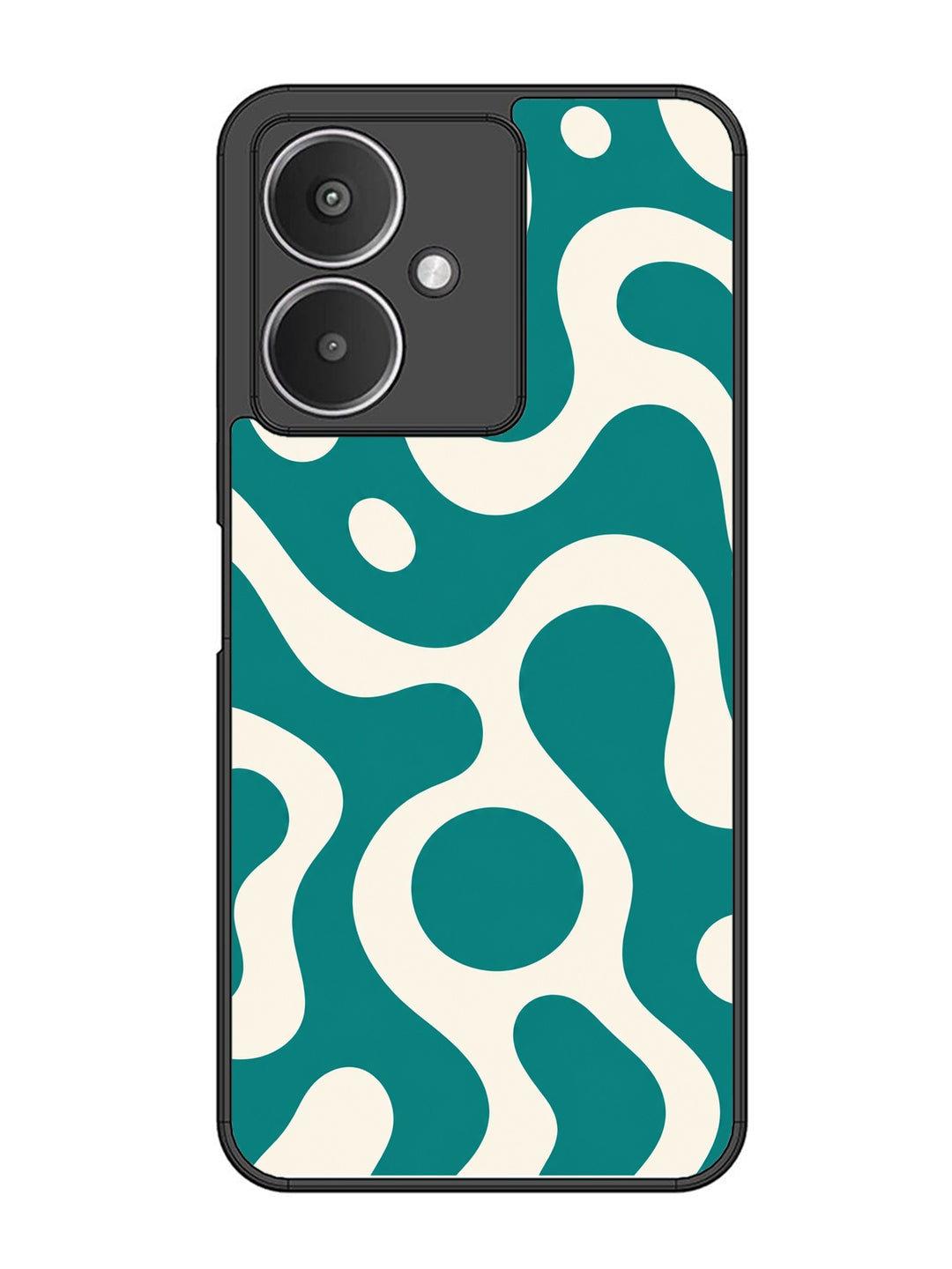 XIAOMI Redmi 13C 5G Fluid wave pattern Teal Green